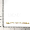 Rack Plating Brass Curb Chain Extender KK-Q807-11G-4