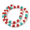 Christmas Handmade Polymer Clay Beads Strands CLAY-F006-01C-2