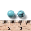 Synthetic Turquoise Sphere Beads G-P520-21-3