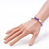 Handmade Polymer Clay Heishi Beaded Stretch Bracelets BJEW-JB06144-04-4