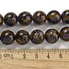 Synthetic Gold Clinquant Stone Beads Strands G-P549-A01-03E-5