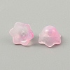 Handmade Lampwork Bead Caps LAMP-WH0005-03D-1