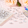 Fingerinspire 100Pcs Pointed Back Glass Rhinestone Cabochons RGLA-FG0001-05A-5