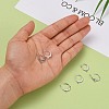 Anti-Tarnish Rhodium Plated 925 Sterling Silver Leverback Earring Findings X-STER-I017-087P-5