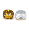 Pointed Back Glass Rhinestone Cabochons RGLA-T032-10x10mm-22-2