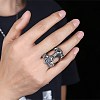 Men's Stainless Steel Finger Rings RJEW-BB29952-11-2
