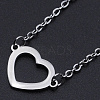 Non-Tarnish 201 Stainless Steel Pendants Necklaces NJEW-S105-JN521-1-1