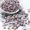 Opaque Colours Luster Glass Seed Beads SEED-E001-P3x6mm-A01-1
