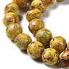 Natural Imperial Jasper Beads Strands G-I122-8mm-25-4