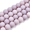 Opaque Glass Beads Strands GLAA-T032-P8mm-MD07-1