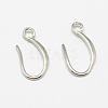 Brass Earring Hooks X-KK-F714-06S-2