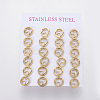 304 Stainless Steel Stud Earrings EJEW-L227-009G-1