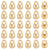 40Pcs Brass Bead Tips KK-BBC0025-34-1