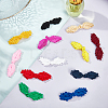 28sets 7 color Handmade Chinese Frogs Knots Buttons Sets BUTT-NB0001-38-1-6