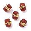 Frosted Natural Carnelian(Dyed & Heated) Column Beads GG-D002-13G-01-1
