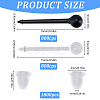 Eco-Friendly Plastic Stud Earring Findings KY-SC0002-23-2