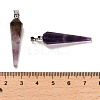 Natural Amethyst Pointed Pendants G-D089-01P-05-3