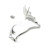 316 Surgical Stainless Steel Cuff Earrings EJEW-E300-09AS-2