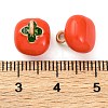 Alloy Enamel Pendants PALLOY-S032-01A-029-3