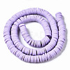 Handmade Polymer Clay Beads Strands X-CLAY-R089-8mm-146-3