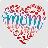 Plastic Reusable Drawing Painting Stencils Templates DIY-WH0172-388-1
