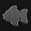 Fish ABC Plastic Pegboards used for 5x5mm DIY Fuse Beads X-DIY-Q009-22-1