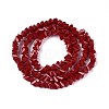 Opaque Glass Beads Strands GLAA-N019-4mm-15-3