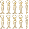 10Pcs Brass Pendants KK-BBC0025-86-1