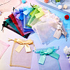 30Pcs 15 Colors Rectangle Organza Drawstring Bags ABAG-TA0001-89-5