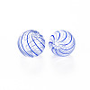 Transparent Handmade Blown Glass Globe Beads GLAA-T012-35C-07-2