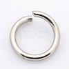 Tarnish Resistant 304 Stainless Steel Open Jump Rings STAS-E066-05-5mm-1