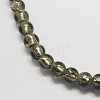 Handmade Silver Foil Glass Beads FOIL-R054-2-2