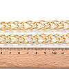 Aluminium Two Tone Rhombus Link Chains CHA-N004-05G-3