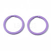 Spray Painted Iron Split Key Rings X-KEYC-S255-003-4