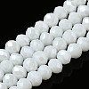 Electroplate Glass Beads Strands EGLA-A034-P8mm-A21-1