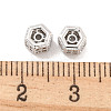 Brass Micro Pave CLear Cubic Zirconia Beads KK-Z044-07P-3