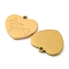 Valentine's Day 316 Surgical Stainless Steel Pendants STAS-G325-18B-2
