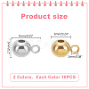 20Pcs 2 Colors 304 Stainless Steel Tube Bails STAS-LP0001-22-2