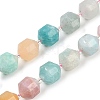 Natural Amazonite & Kunzite & Aventurine Beads Strands G-O201B-149H-2