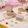 Portable Travel Rectangle PU Leather Jewelry Set Storage Zipper Boxes LBOX-WH0007-001B-4