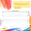 Rectangle Transparent Acrylic Action Figures Display Risers ODIS-WH0329-48A-2