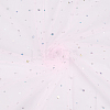 1M Sequins Polyester Organza Fabrics DIY-CY0003-41B-1