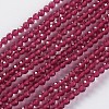 Glass Beads Strands EGLA-E057-02B-20-1