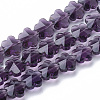 Transparent Glass Beads GLAA-Q066-14mm-C02-1