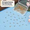 150Pcs 304 Surgical Stainless Steel Wire Guardian and Protectors STAS-TA0006-35A-G-5