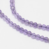 Natural Amethyst Bead Strands G-G936-2mm-26-3