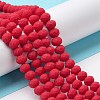 Glass Beads Strands X1-EGLA-A034-P2mm-MD22-2