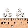 Brass Grade A Rhinestone Spacer Beads RSB036NF-05-2