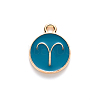Alloy Enamel Pendants X-ENAM-S124-01B-05A-2
