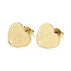 Ion Plating(IP) 304 Stainless Steel Stud Earring Findings LS-STAS-I183-08B-G-2